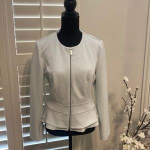 Mossimo Light Green Zip Up Jacket Medium EUC